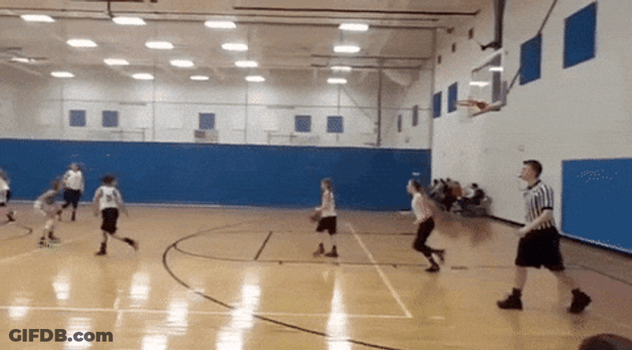 Basketball Game Winner Buzzer Beater GIF