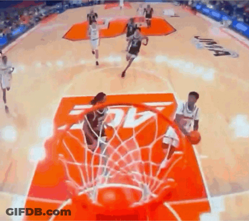 Basketball Game With ACE On Court GIF