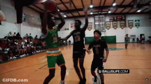 Basketball Game With Ballislife.com Logo GIF