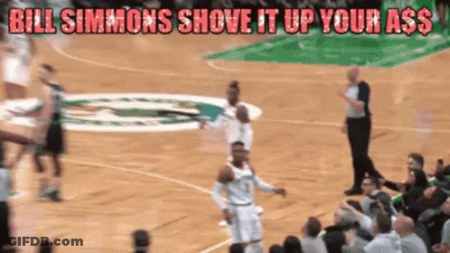 Basketball Game With Bill Simmons Shove It Up Your Ass GIF