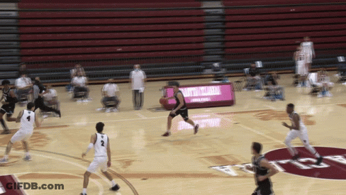 Basketball Game With California Sign GIF