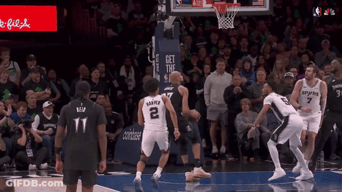 Basketball Game With Get The Banner GIF