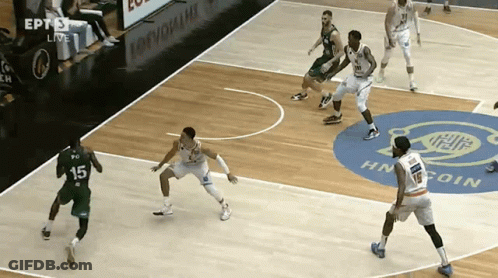 Basketball Game With HN Coin Logo GIF