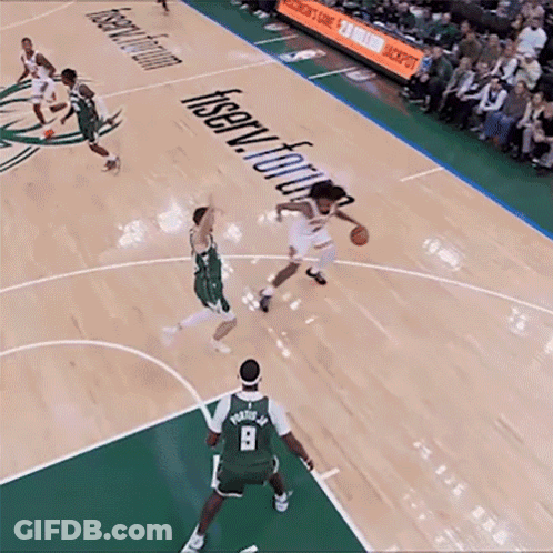 Basketball Game With Mega Jackpot Sign GIF