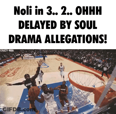 Basketball Game With Noli Delay GIF
