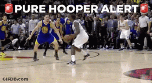 Basketball Game With Pure Hooper Alert GIF