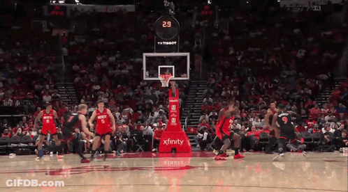 Basketball Game With Score 29 GIF