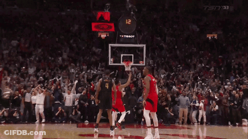 Basketball Game With Tissot Scoreboard GIF
