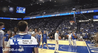 Basketball Game With Trent Noah On Court GIF