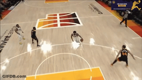 Basketball Game With Use Our Code Sign GIF