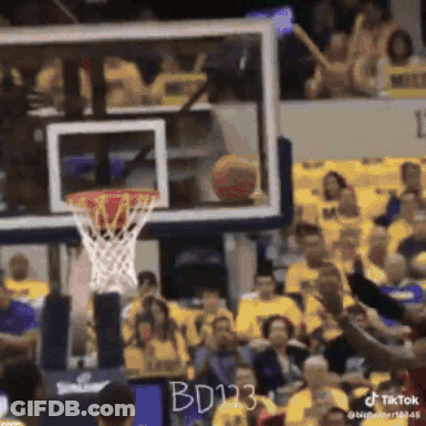 Basketball Going Through Hoop GIF