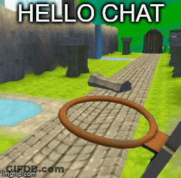 Basketball Hoop Saying Hello Chat GIF