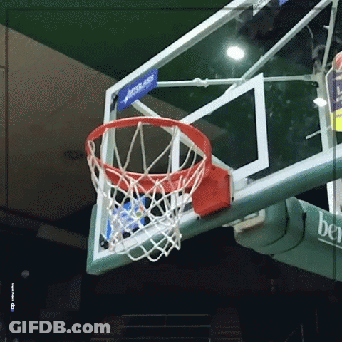 Basketball Hoop With Adria Sign GIF