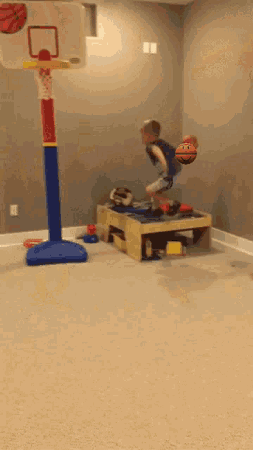 Basketball Kid GIF