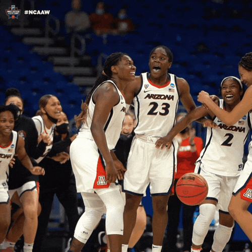 Basketball Motivation Happy Women's NCAA Championships GIF
