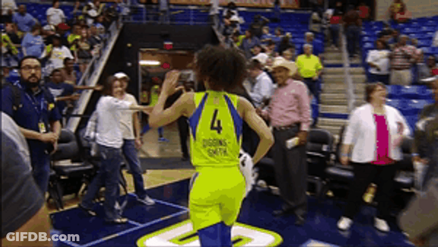 Basketball Motivation High Five Dallas Wings GIF