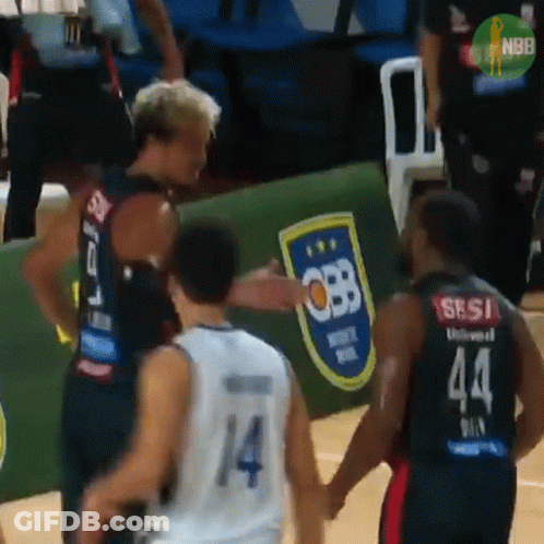 Basketball Player 44 Shaking Hands GIF