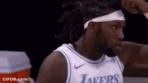 Basketball Player Adjusting Hair GIF