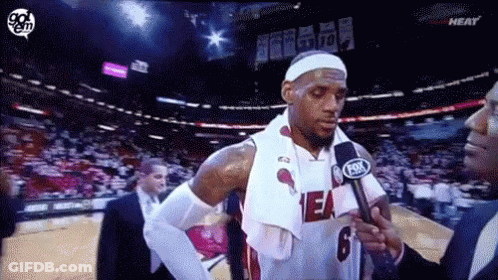 Basketball Player Being Interviewed By Fox Reporter GIF