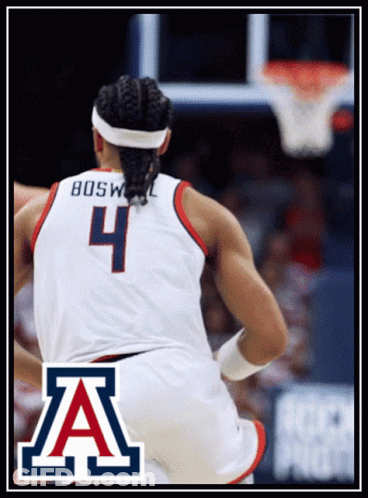 Basketball Player Boswell Wearing Number 4 Jersey GIF
