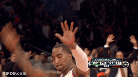 Basketball Player Celebrating With Crowd GIF