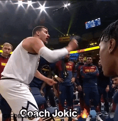 Basketball Player Coach Jokic GIF