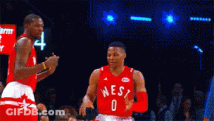 Basketball Player Dancing In West Jersey GIF