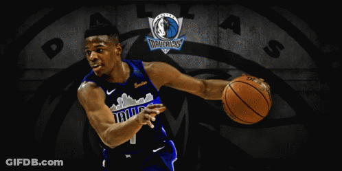 Basketball Player Dennis Smith Dribbling Ball GIF