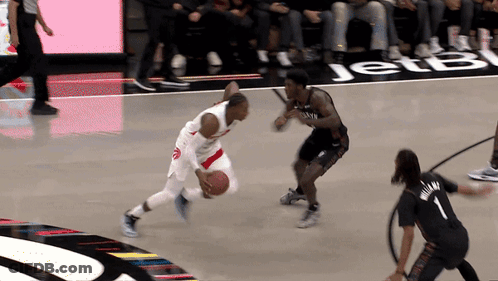 Basketball Player Dribbling Number 1 GIF