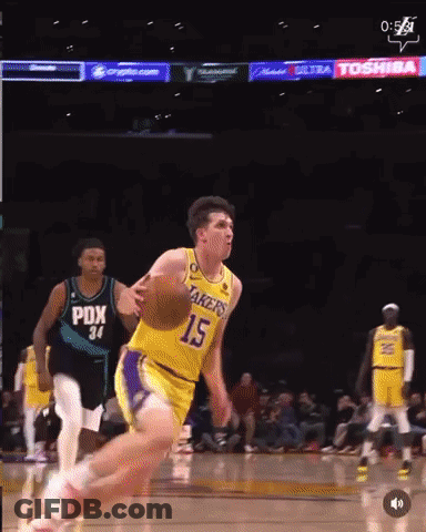 Basketball Player Dribbling Number 15 GIF
