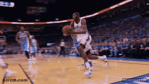 Basketball Player Dribbling Number 23 GIF