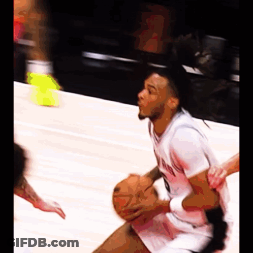 Basketball Player Dribbling Number 9 GIF