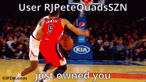 Basketball Player Dribbling Number 9 GIF