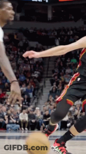 Basketball Player Dribbling GIF