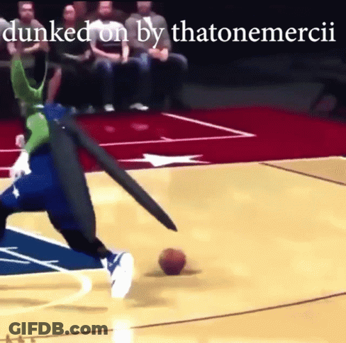 Basketball Player Dunked On GIF