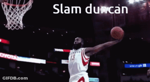 Basketball Player Dunking GIF
