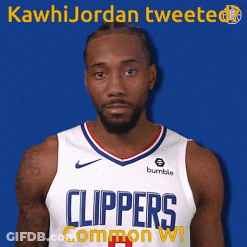 Basketball Player For Clippers Poster GIF