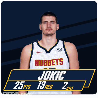 Basketball Player For Nuggets Poster GIF