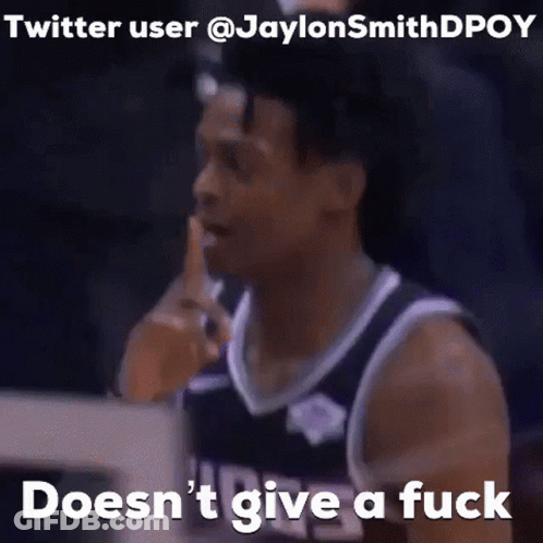 Basketball Player Funny Face Doesn't Give A Fuck GIF