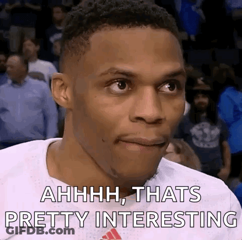 Basketball Player Funny Face Saying Ahhhh That's Pretty Interesting GIF