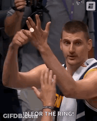 Basketball Player Giving High Five GIF