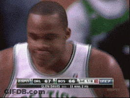 Basketball Player Glen Davis Scoreboard GIF