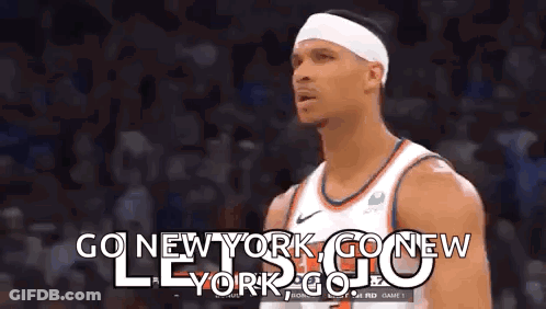 Basketball Player Go New York Go New York Go GIF