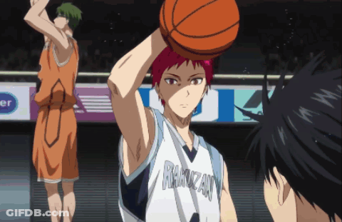 Basketball Player Holding Ball Above Head GIF