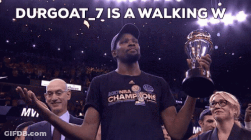 Basketball Player Holding Trophy Durgoat 7 GIF