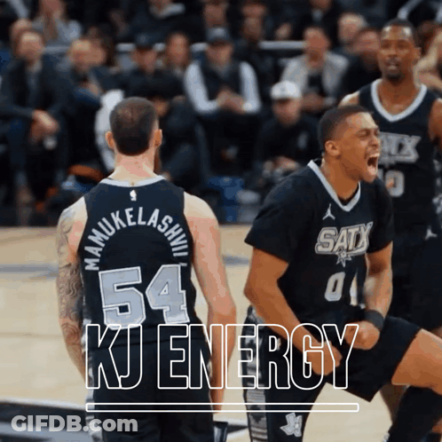 Basketball Player In 54 Jersey GIF