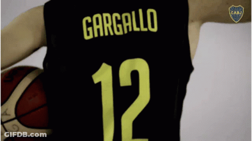 Basketball Player In Black Jersey Gargallo GIF