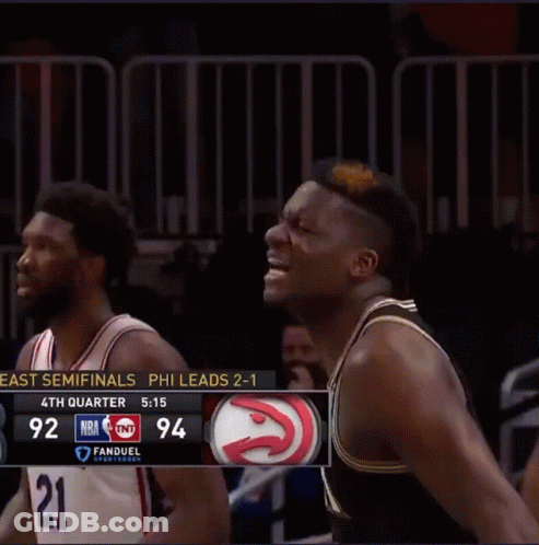 Basketball Player In Black Jersey Saying Milk GIF