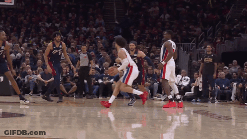 Basketball Player In Black New York Shirt GIF