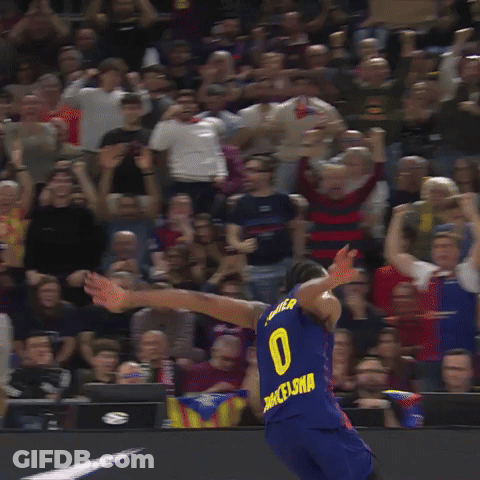 Basketball Player In Blue Jersey Saying Punier GIF